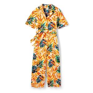 Tabitha Brown x Target Tropical Print Tie Front Jumpsuit